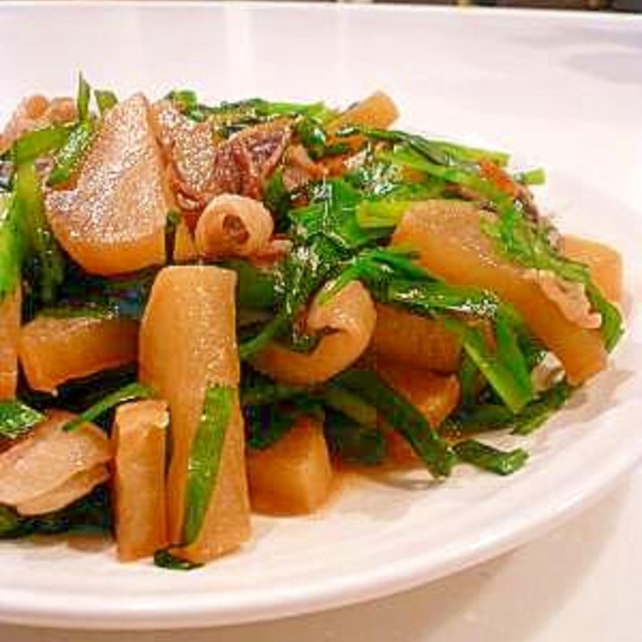 大根消費に 豚ニラ大根のピリ辛炒め煮 レシピ 作り方 By ゆずのん 楽天レシピ 大根消費に 豚ニラ大根のピリ辛炒め煮 レシピ 作り方 By ゆずのん 楽天レシピ